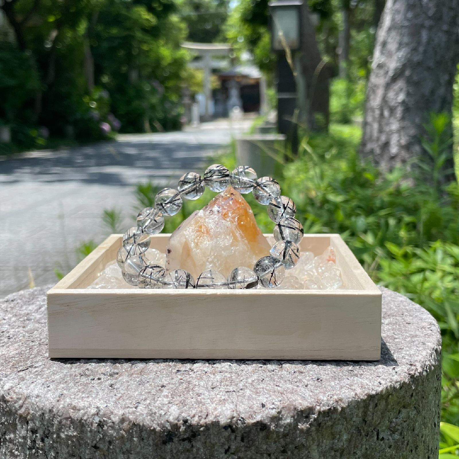 ☆一点物☆実は人気です♪ブラックトルマリンインクォーツ