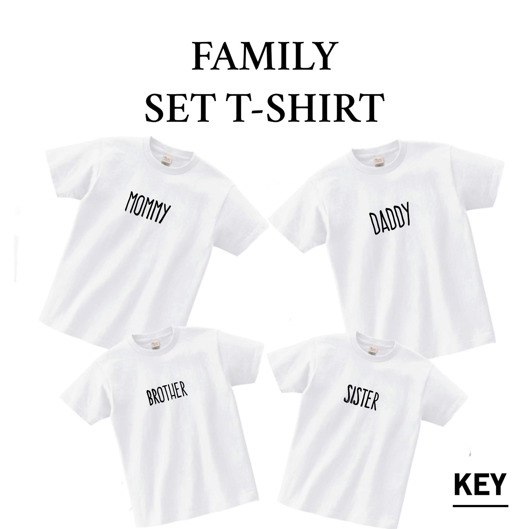 親子コーデ4枚セット⑧ Tシャツ リンクコーデ Tシャツ KEY 通販 