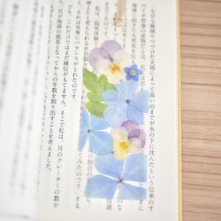 おまかせ押し花の栞　３枚セット 5枚目の画像