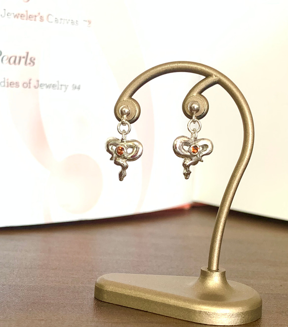 H様オーダーメイドボールパイソンのピアス 7枚目の画像