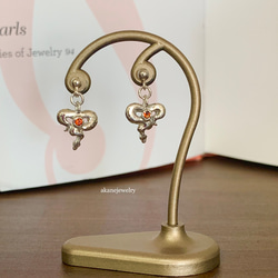 H様オーダーメイドボールパイソンのピアス 6枚目の画像