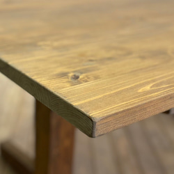 1台限定 送料無料 幅140㎝ ソファダイニングテーブル 無垢材 ダイニングテーブル 食卓 机 ダイニング 5枚目の画像