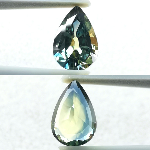 天然バイカラーサファイア（日独ソ付） 0.61ct / sun0702b 指輪