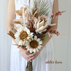 ひまわりページ(フラワーブーケのチュールエプロン) ds-kanai-sunflower-bouquet-