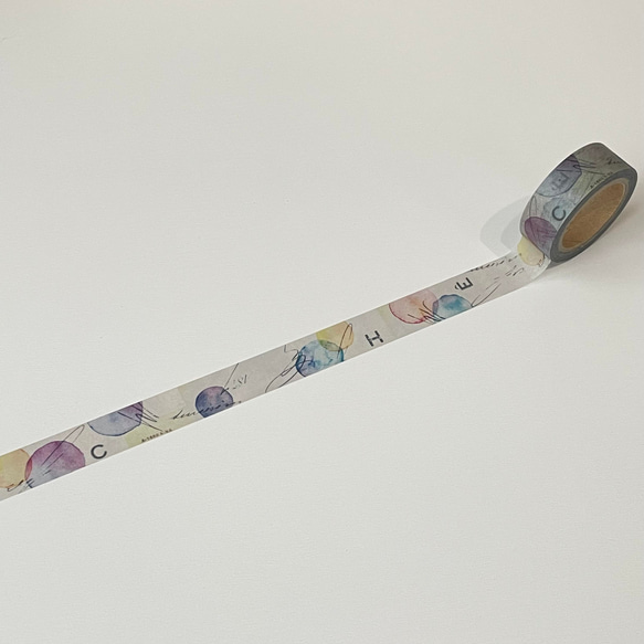 ヨハク：マスキングテープ［マステ］：ワルツ・レトロ マスキング