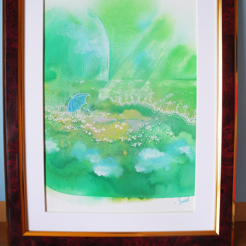【2025年新作】 雨上がり 絵画 水彩画 絵画 16191554｜Creema 通販 横山沙季 絵画
