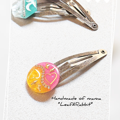 SH♡ハンドメイド レジン ヘアピン♡298 SH様専用♡ハンドメイド レジン ヘアピン♡298