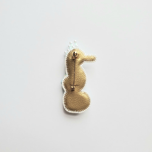 MARY FRANCES ビーズ刺繍のバッグ タツノオトシゴと海の風景 MARY FRANCES 集まれ ビーズ刺繍のバッグ タツノオトシゴと海の