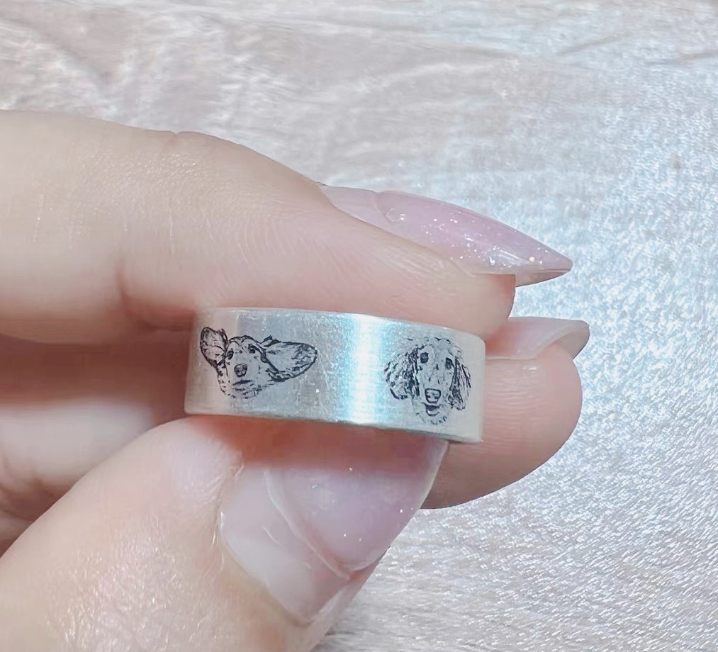 世界に一つだけの指輪、リング　No：01　　愛犬・愛猫ペット・動物　うさぎ　鳥　ハムスタ-　ペット　インテリア