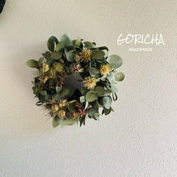 レモンユーカリ 壁掛け wreathe 2024 リース GORICHA 通販 17973886