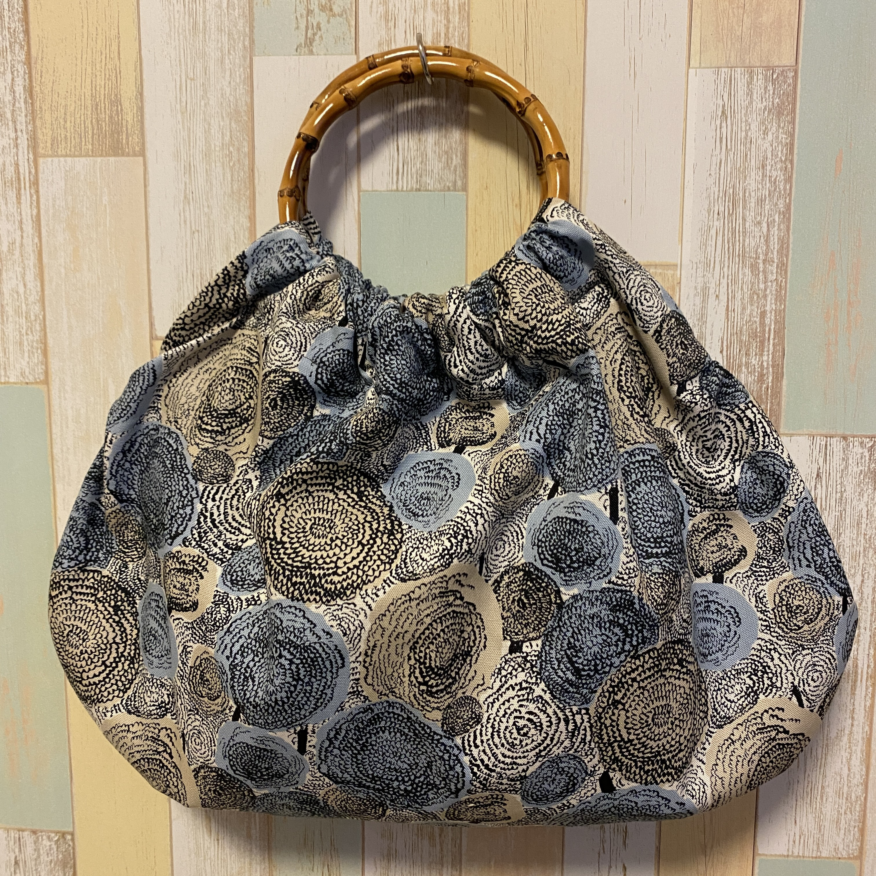 完成品 noisy\u0026Cute バンブーリングのグラニーバッグ