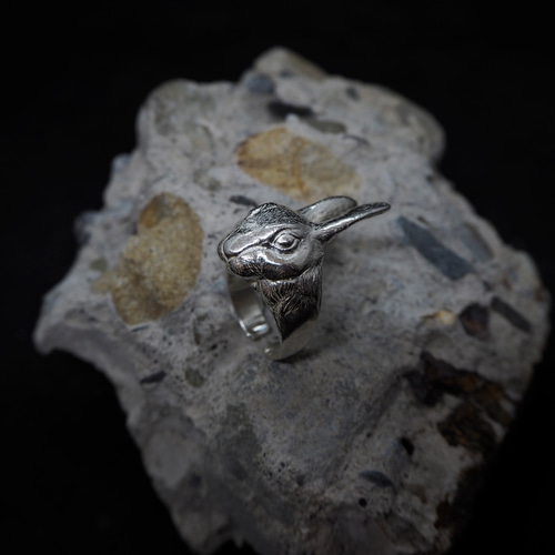 暗黙の了解で。 NO.09 Rui Rabbit リング オープン/シルバー925 指輪  