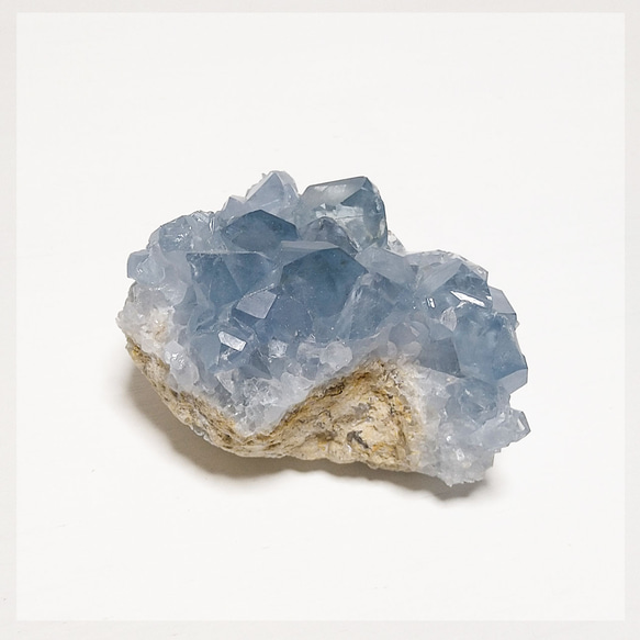 三角フォルムの天青石 Celestite セレスタイト クラスター 鉱物 原石 鉱石 天然石 02008 17枚目の画像