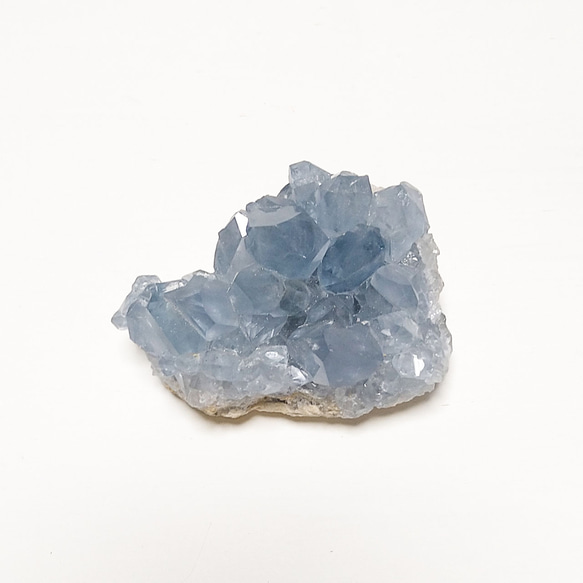 三角フォルムの天青石 Celestite セレスタイト クラスター 鉱物 原石 鉱石 天然石 02008 8枚目の画像