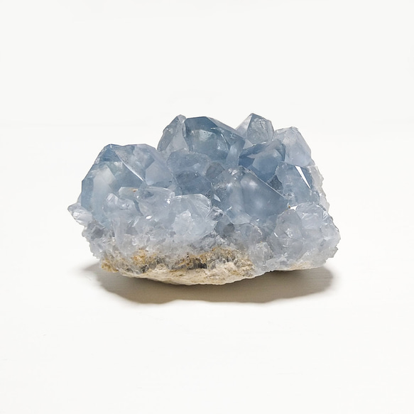 三角フォルムの天青石 Celestite セレスタイト クラスター 鉱物 原石 鉱石 天然石 02008 12枚目の画像