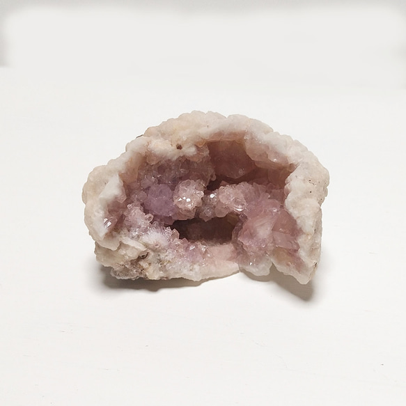 半月フォルムのピンクアメジスト 紫水晶 Pink Amethyst クラスター 鉱物 原石 鉱石 天然石 02007 4枚目の画像