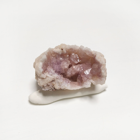 半月フォルムのピンクアメジスト 紫水晶 Pink Amethyst クラスター 鉱物 原石 鉱石 天然石 02007 7枚目の画像