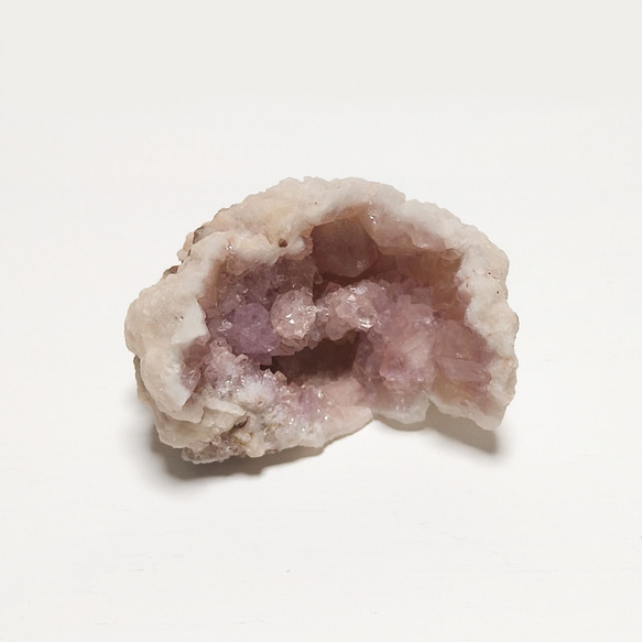 半月フォルムのピンクアメジスト 紫水晶 Pink Amethyst クラスター 鉱物 原石 鉱石 天然石 02007 3枚目の画像