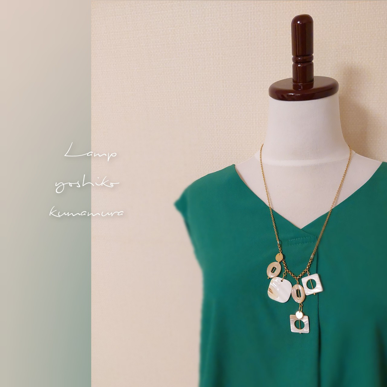 天然シェル オール サージカルステンレス ネックレス