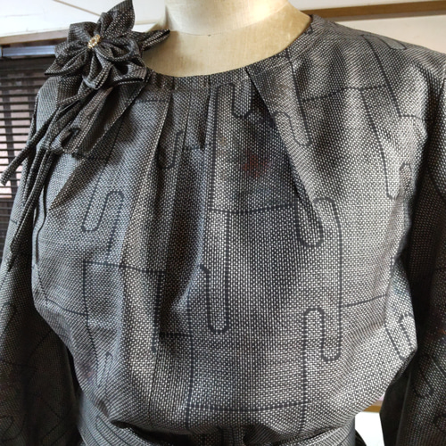 大島紬 着物リメイク スカートスーツ セットアップ ルーイ 通販