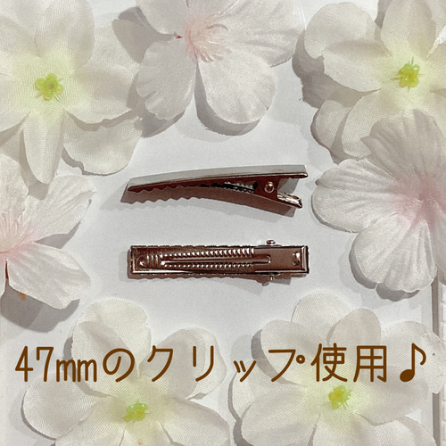 再販×4♡チャームとパール付き♪大きい たらりん リボン ヘアゴム ヘア