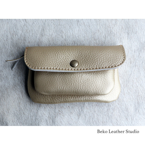 送料無料）こだわり過ぎな周さんの財布♪/デニムブルー 長財布 babyini  