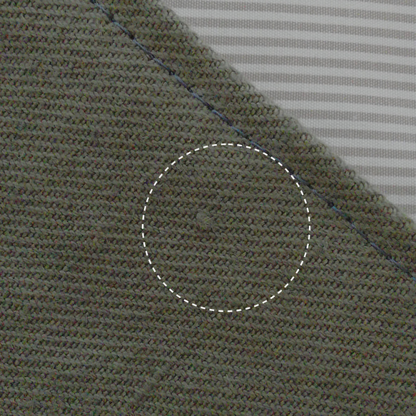 クッションカバー　45×45cm　ALBARTON　ミリタリーツイル　モスグリーン　 4枚目の画像
