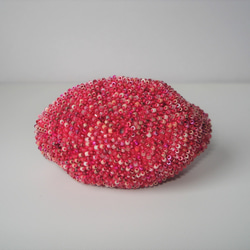 Beaded Purse --Pink Mix Ⅱ-- (Petite) 内布：Poppy's Patchwork 3枚目の画像