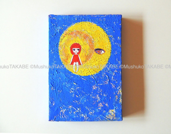 [the moon ] #絵画 #原画 #アート 2枚目の画像