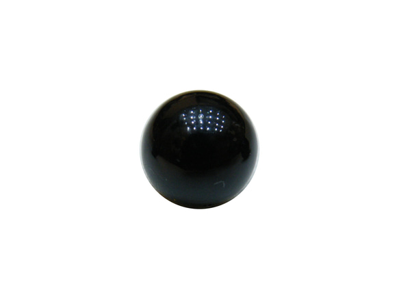 黒珊瑚　丸珠　12mm　1個 　片穴 1枚目の画像