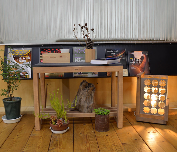 小花台棚ベンチ ストーンタイル マッドサンド01 椅子（チェアー）・スツール design+story 通販｜Creema(クリーマ