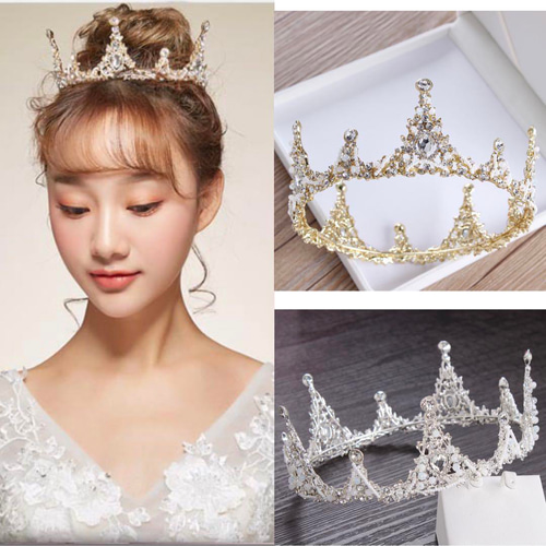 大人気！ ティアラ ウェディング 髪飾り ヘアアクセサリー 結婚