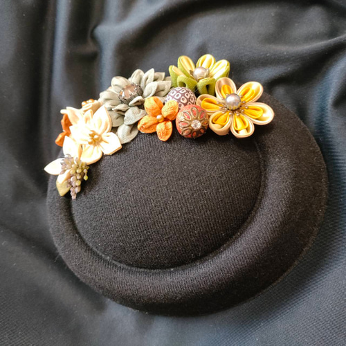 男の子用mini hat⭐︎ 七五三髪飾り アンティーク帽子 order作品