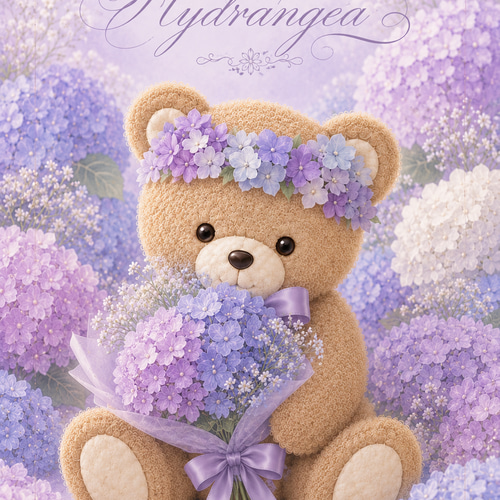 Hydrangea〜紫陽花の煌めきティーセット〜 ポット・急須 ℒ𝓊𝒸𝒾ℴ𝓁ℯ