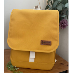MITTAG 【新色】倉敷帆布のフラップリュック マスタード リュック