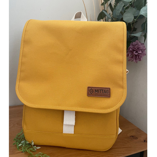 MITTAG 【新色】倉敷帆布のフラップリュック マスタード リュック