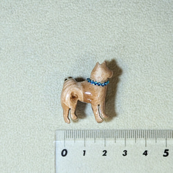 木製　帯留（柴犬） 2枚目の画像
