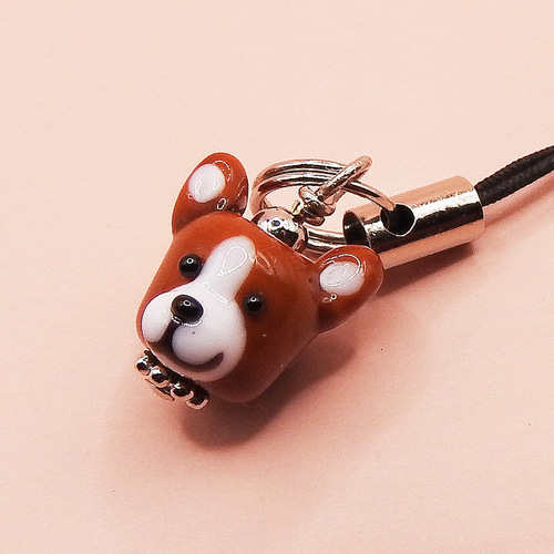 ストラップ・犬 携帯ストラップ グラスオリジナル 通販 16195958