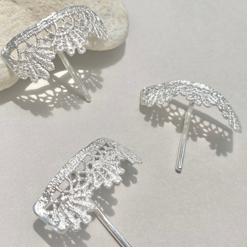 クロシェシェルポニーフック silver925 ポニーフック・ヘアカフス