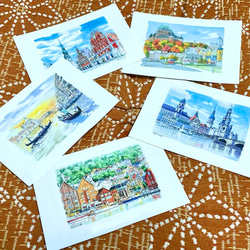 水彩で描く風景画『沖縄・首里城 守礼門』のジグレ版画です （額
