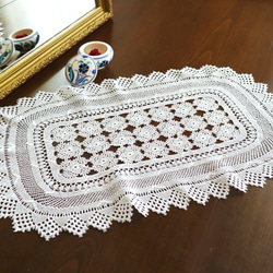 [OUTLET Made in Cappadocia] OYA Needle lace 54x33cm Doily 第1張的照片