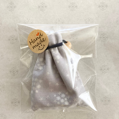 ミニミニ巾着・お守り袋 首かけタイプ♡ふんわり裏地付き ポーチ  