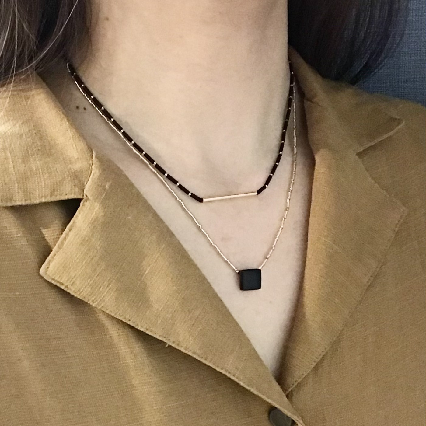 CHANEL ネックレス 金属 ガラスビーズ キラキラ華やか☆【CHANEL】CCロゴ ネックレス (CHANEL