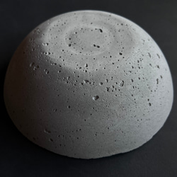 ■直径19.4cm モルタル ボウル ■ ディスプレイ 器 皿 インテリア 什器 オブジェ セメント コンクリート 8枚目の画像