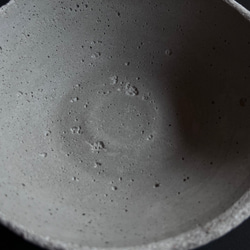 ■直径19.4cm モルタル ボウル ■ ディスプレイ 器 皿 インテリア 什器 オブジェ セメント コンクリート 6枚目の画像