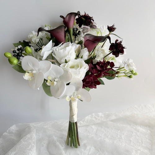 ■専用　正月　飾り　造花　アレンジメント　ブーケ　スワッグ　ウェディング　胡蝶蘭 □専用 正月 飾り 造花 アレンジメント ブーケ スワッグ