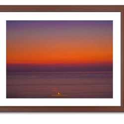 A3サイズ】ORANGE AND PURPLE GRADIENT（オレンジと紫に