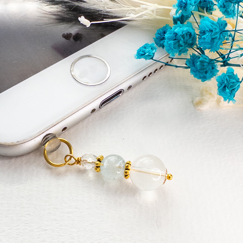 ホンモノオレンジ♡リボンイヤホンジャック