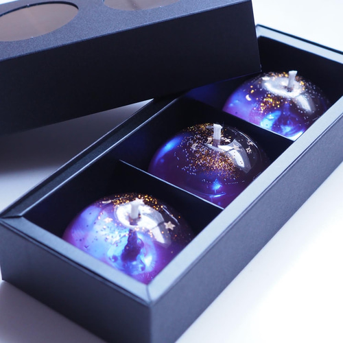 紫空(しくう)/金木犀の香り/アロマキャンドル キャンドル・キャンドル