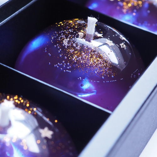 紫空(しくう)/金木犀の香り/アロマキャンドル キャンドル・キャンドル